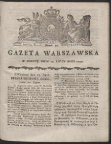 Gazeta Warszawska. R.1790 Nr 59