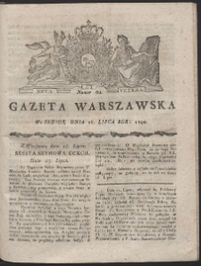 Gazeta Warszawska. R.1790 Nr 60