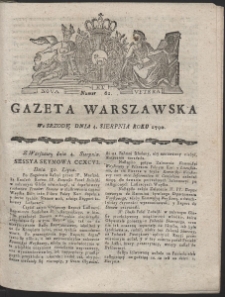Gazeta Warszawska. R.1790 Nr 62
