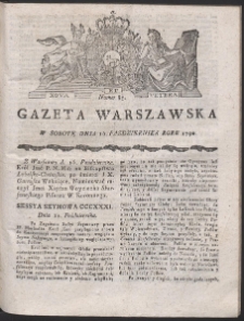 Gazeta Warszawska. R.1790 Nr 83