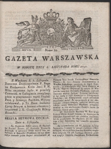 Gazeta Warszawska. R.1790 Nr 89