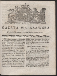 Gazeta Warszawska. R.1790 Nr 95