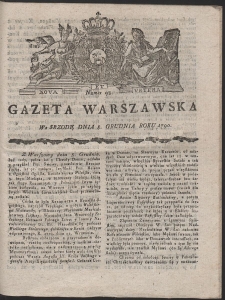 Gazeta Warszawska. R.1790 Nr 98