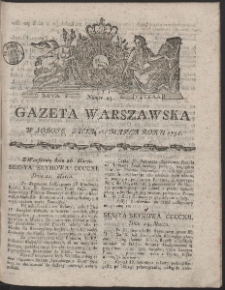 Gazeta Warszawska. R.1791 Nr 25