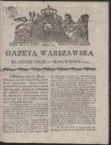 Gazeta Warszawska. R.1791 Nr 26