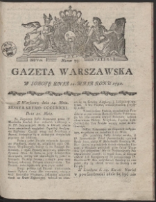 Gazeta Warszawska. R.1791 Nr 39