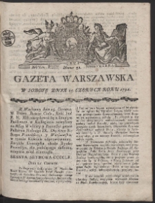 Gazeta Warszawska. R.1791 Nr 51