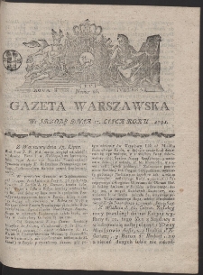 Gazeta Warszawska. R.1791 Nr 56