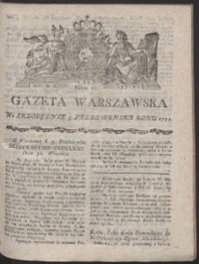 Gazeta Warszawska. R.1791 Nr 80