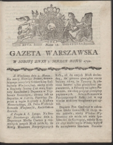 Gazeta Warszawska. R.1792 Nr 18