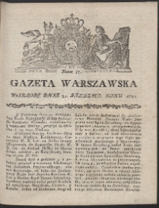 Gazeta Warszawska. R.1792 Nr 87