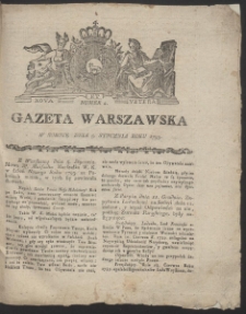 Gazeta Warszawska. R.1793 Nr 2