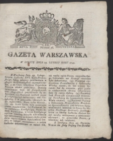 Gazeta Warszawska. R.1793 Nr 16