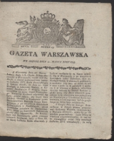 Gazeta Warszawska. R.1793 Nr 23