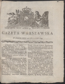 Gazeta Warszawska. R.1793 Nr 58