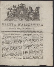 Gazeta Warszawska. R.1793 Nr 70