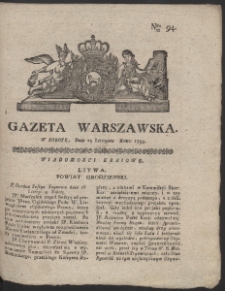 Gazeta Warszawska. R.1793 Nr 94