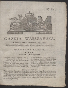 Gazeta Warszawska. R.1793 Nr 83