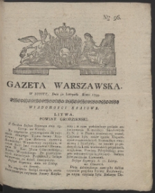 Gazeta Warszawska. R.1793 Nr 96