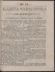 Gazeta Warszawska. R.1796 Nr 18
