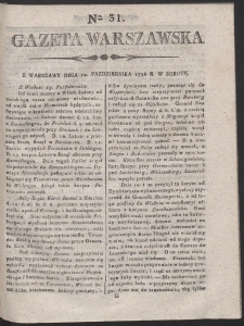 Gazeta Warszawska. R.1796 Nr 31