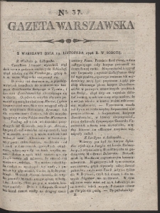 Gazeta Warszawska. R.1796 Nr 37