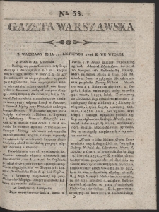 Gazeta Warszawska. R.1796 Nr 38