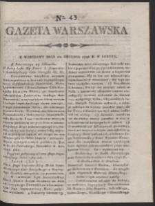 Gazeta Warszawska. R.1796 Nr 43