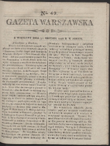 Gazeta Warszawska. R.1796 Nr 49