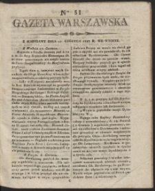 Gazeta Warszawska. R. 1797 Nr 51