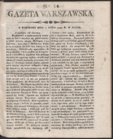 Gazeta Warszawska. R. 1797 Nr 54