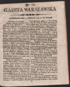 Gazeta Warszawska. R. 1797 Nr 71