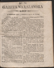 Gazeta Warszawska. R. 1797 Nr 72