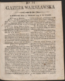 Gazeta Warszawska. R. 1797 Nr 75