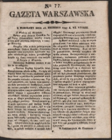 Gazeta Warszawska. R. 1797 Nr 77