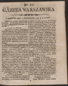 Gazeta Warszawska. R. 1797 Nr 80