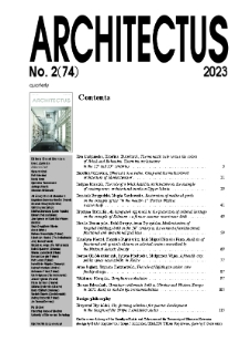 Contents [Architectus : Pismo Wydziału Architektury Politechniki Wrocławskiej, 2023, nr 2 (74)]