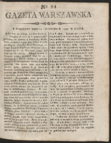 Gazeta Warszawska. R. 1797 Nr 94