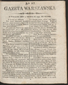 Gazeta Warszawska. R. 1797 Nr 97