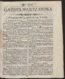 Gazeta Warszawska. R. 1797 Nr 104