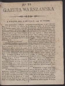 Gazeta Warszawska. R.1798 Nr 33