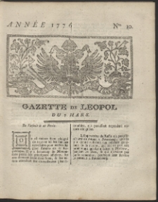 Gazette de Leopol. R. 1776 Nr 10