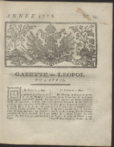 Gazette de Leopol. R. 1776 Nr 14