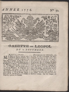 Gazette de Leopol. R. 1776 Nr 50