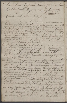 "Decreta reformationis pro ecclesiis commendae, suspensiones editae per Caietanum Ignatium Sołtyk, episcopum Emmausensem, episcopatum Kiioviensis et Czerniechoviensis coadiutorem et alia ecta coram eodem vel per eundem peracta a. 1751 et 1754".