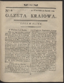 Gazeta Kraiowa. R. 1794 Nr 8