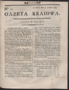 Gazeta Kraiowa. R. 1794 Nr 11