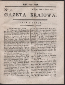 Gazeta Kraiowa. R. 1794 Nr 17