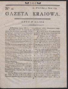 Gazeta Kraiowa. R. 1794 Nr 18