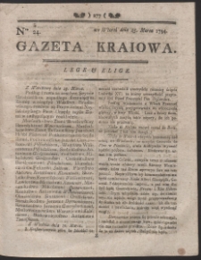 Gazeta Kraiowa. R. 1794 Nr 24